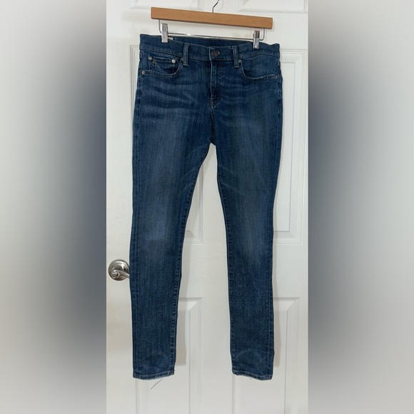 Ralph Lauren Blue Tompkins Skinny Jeans 31x30 - Picture 1 of 8